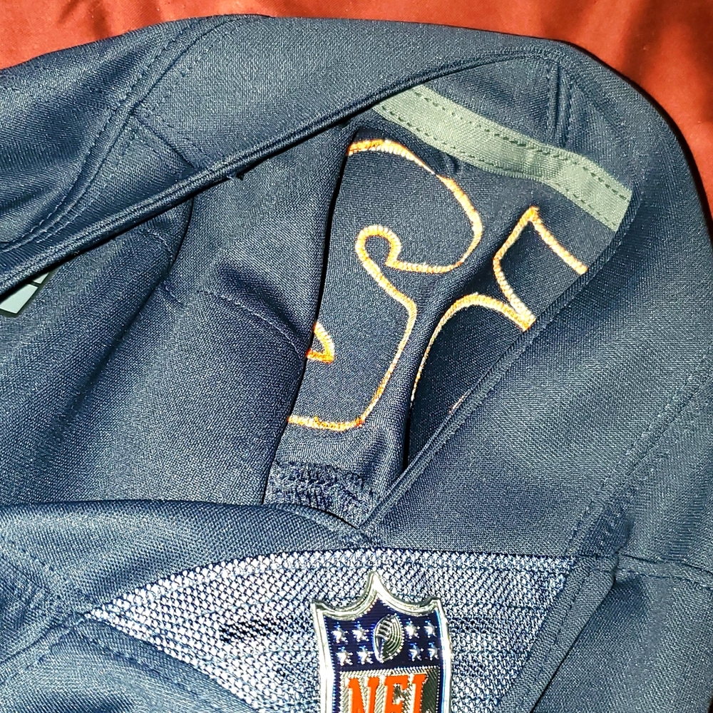 Chicago Bears Khalil Mack Home Navy Blue Nike Vapor Limited Jersey - Picture 8 of 11